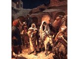 Mary and Joseph arrive in Bethlehem - by William Hole